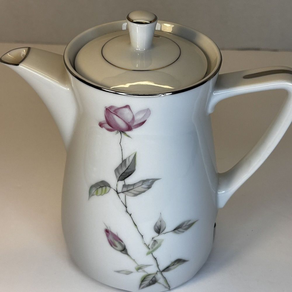 Dawn Rose Fine China Electric Tea Kettle